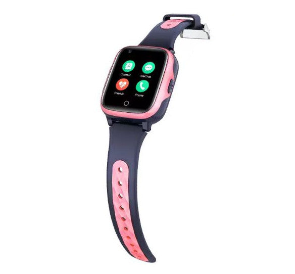 Pink KidTrackr Smart Watch with GPS Location Tracking, Phone, Video Calling, SOS Calling, and Much More