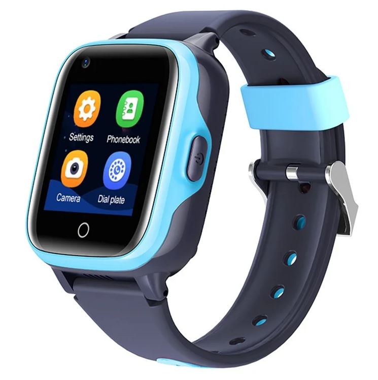 KidTrackr Blue Smart Watch: Pinpoint GPS Location Tracking, Voice Calls, Video Calls, And Much More