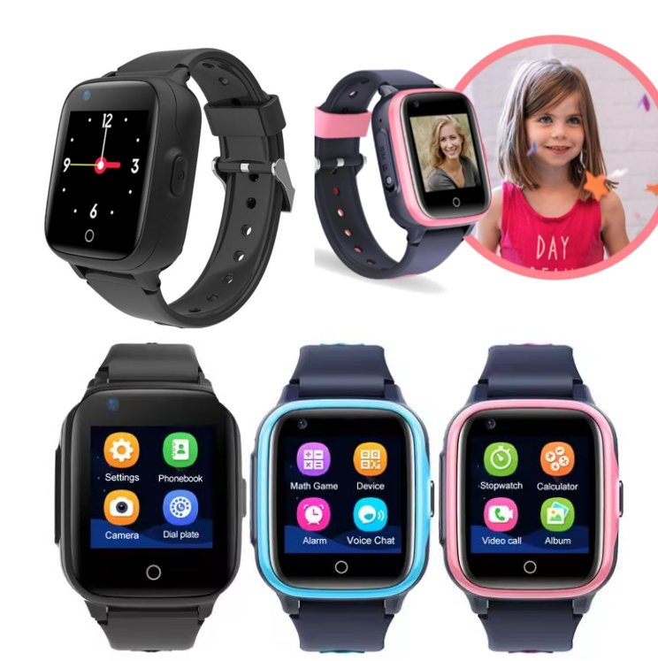 KidTrackr Pink Smart Watch: Pinpoint GPS Location Tracking, Voice Calls, Video Calls, And Much More