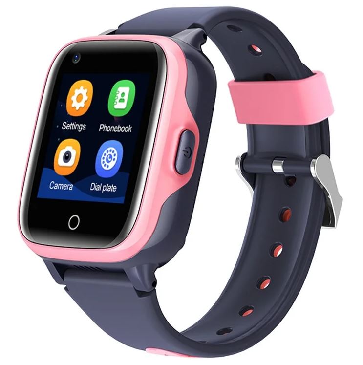 KidTrackr Pink Smart Watch: Pinpoint GPS Location Tracking, Voice Calls, Video Calls, And Much More